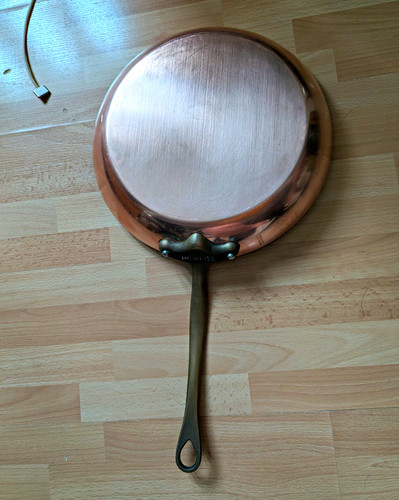Mauviel copper frying pan with - frying,