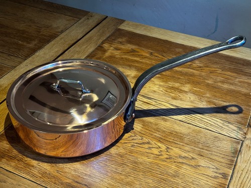 Mauviel 28cm copper saute pan - mauviel,