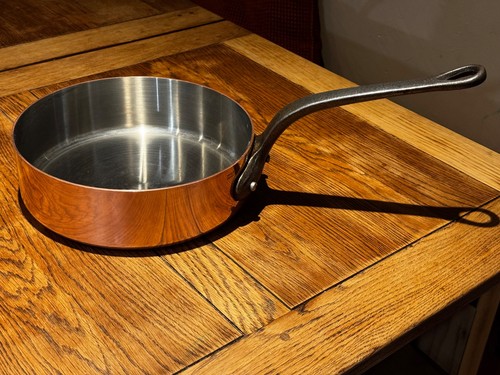 Mauviel copper saute pan - 24,