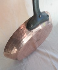 Vtg Heavy Copper fry pan