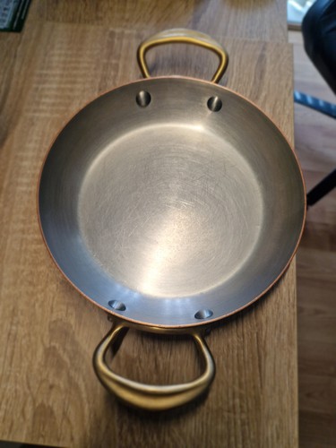 Mauviel round frying pan with - mauviel,